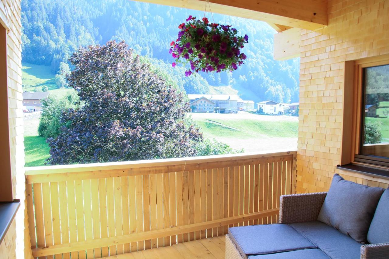 Haus Bergquell Leilighet Au (Vorarlberg) Eksteriør bilde